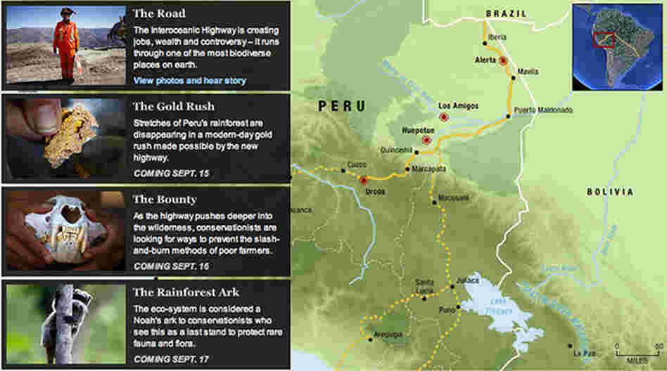 Interactive: The Amazon Road Interactive: The Amazon Road
