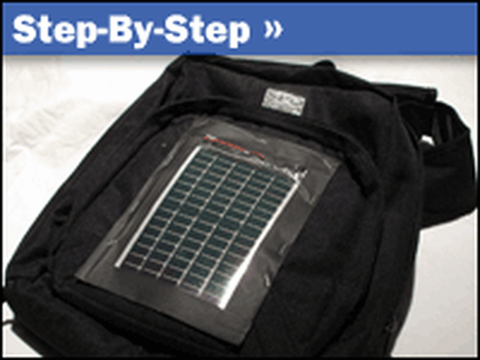 Solar backpack graphic Solar backpack graphic