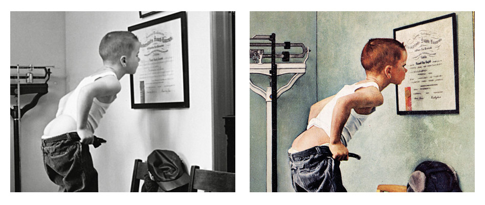 [Interactive:Norman Rockwell's Photographic Eye]