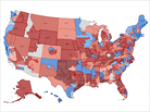 Election results map Election results map