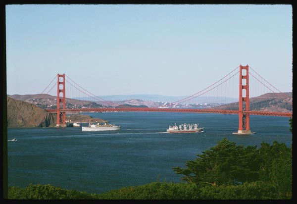 golden gate bridge 1962