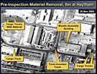 State Department photo, titled 'Pre-Inspection Materiel Removal, Ibn al Haytham', shown at U.N. Security Council meeting