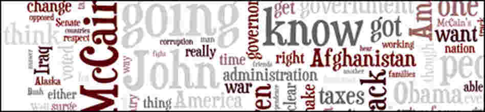 Palin Debate Wordle