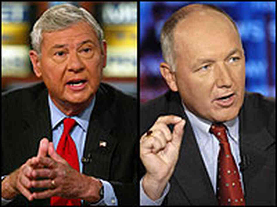 Former Sen. Bob Graham, left, and Sen. Peter Hoekstra Former Sen. Bob Graham, left, and Sen. Peter Hoekstra