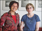 Cecile Crettol-Rappaz (left) with her daughter, Anais, Cecile Crettol-Rappaz (left) with her daughter, Anais,