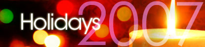 Holidays 2007
