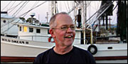 Noah Adams along the Intracoastal Waterway.