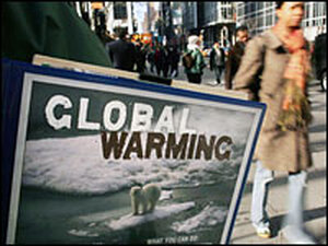 Global warming sign
