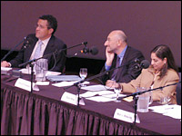 Panelists at Expression Debate