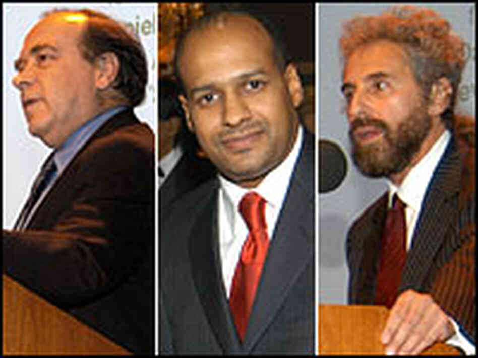 Mark Perry, Mahmoud Mohamedou and Stanley Cohen Mark Perry, Mahmoud Mohamedou and Stanley Cohen
