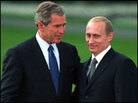 President Bush with Russian President Vladimir Putin in 2001. President Bush with Russian President Vladimir Putin in 2001.
