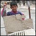 Young child sells scrap metal
