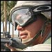 Lt. Ryan Kuo of the Army's Spartan Brigade on a patrol outside of Fallujah; Photo: Charlie Mayer, NPR News