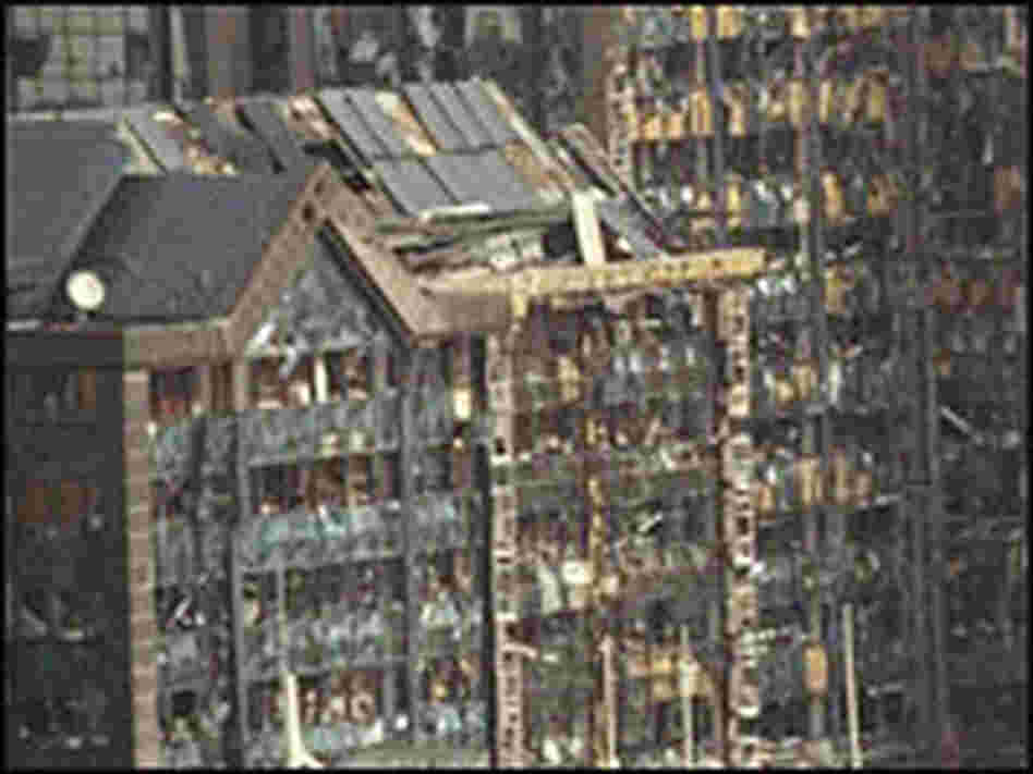 In February 1996, a truck bomb ripped through London's Canary Wharf In February 1996, a truck bomb ripped through London's Canary Wharf