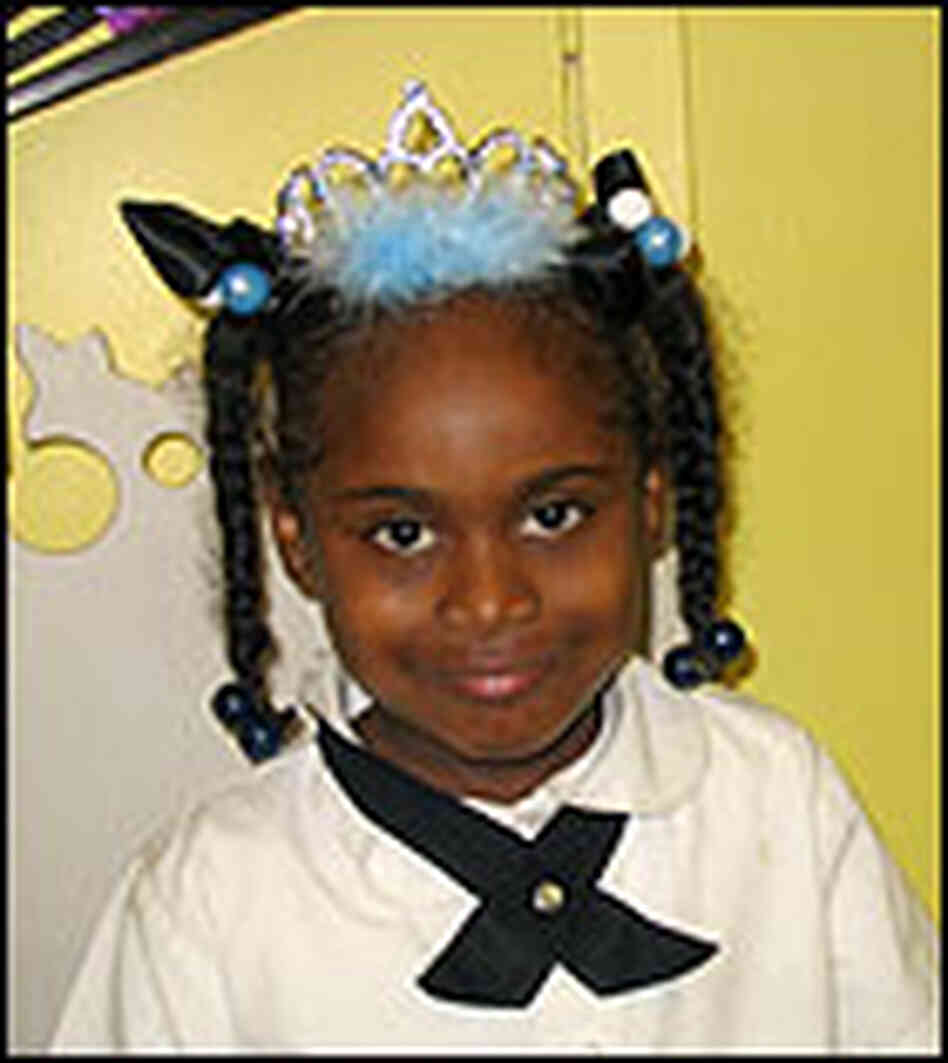 The 2004 St. Philip's School Kids Cafe Mardi Gras Queen, 5-year-old Richae Smith. The 2004 St. Philip's School Kids Cafe Mardi Gras Queen, 5-year-old Richae Smith.