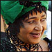 Winnie Mandela, attending the inauguration of South African President Thabo Mbeki, April 27, 2004.