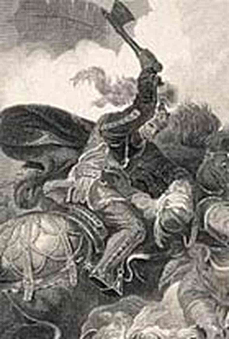 Richard the Lionheart in battle Richard the Lionheart in battle