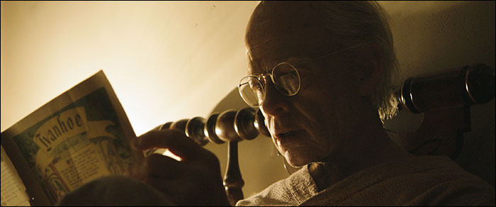 Brad Pitt (computer aged) as Benjamin Button