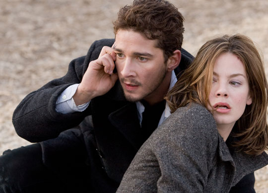 Shia LaBeouf and Michell Monaghan