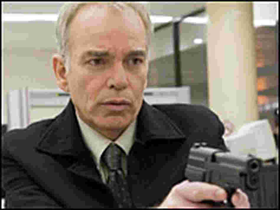 Billy Bob Thornton with pistol