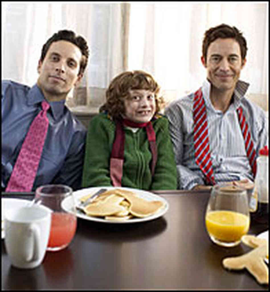 Ben Shenkman as Sam, Noah Bernett as Scot, Tom Cavanagh as Eric