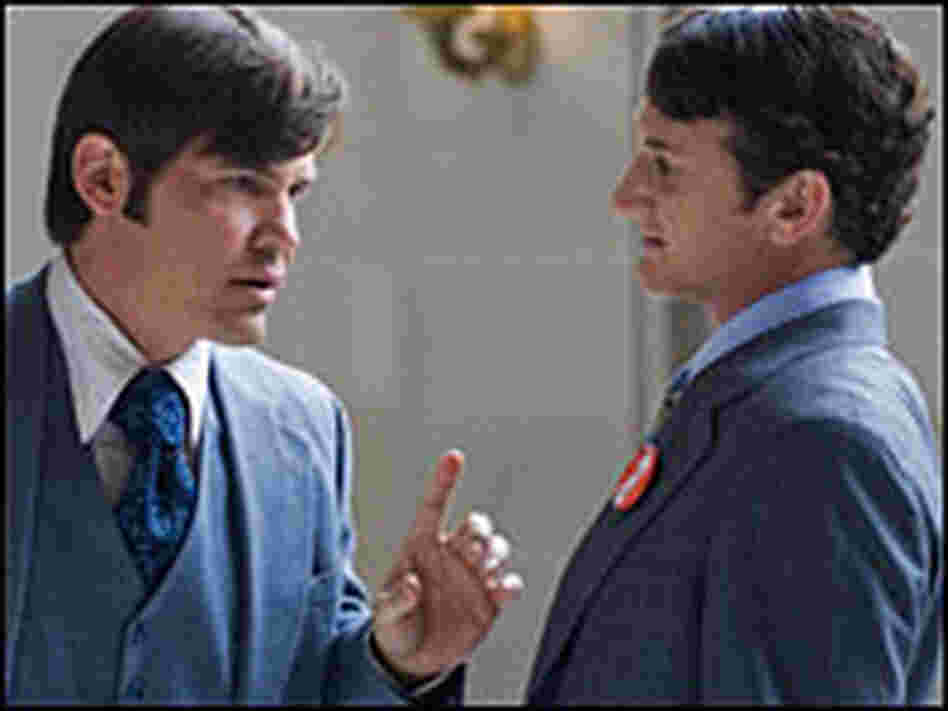 Josh Brolin as Dan White and Sean Penn as Harvey Milk