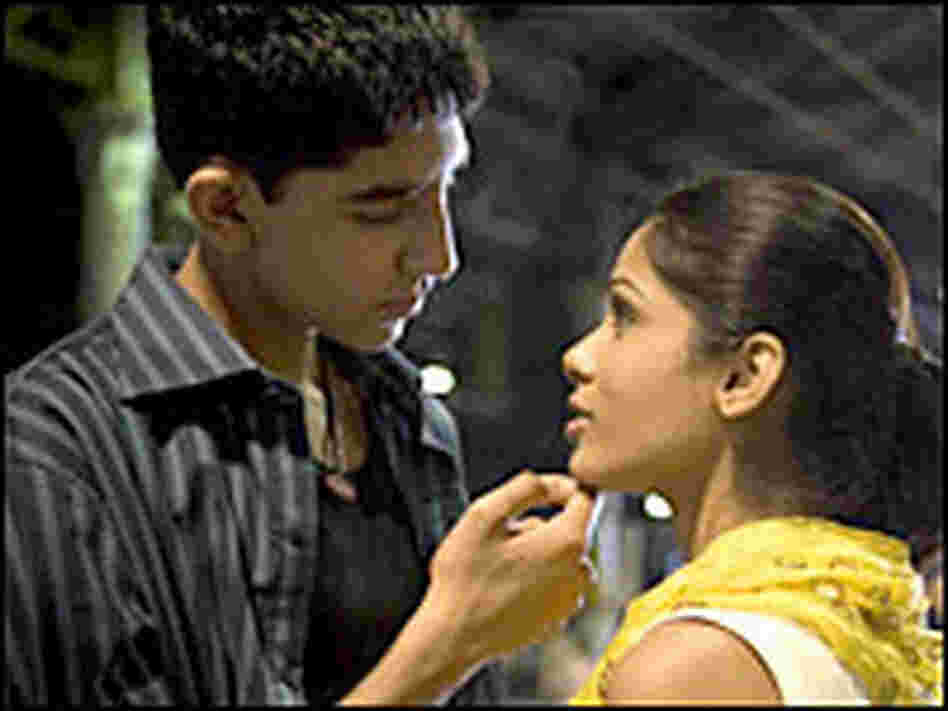Dev Patel and Freida Pinto in "Slumdog Millionaire"