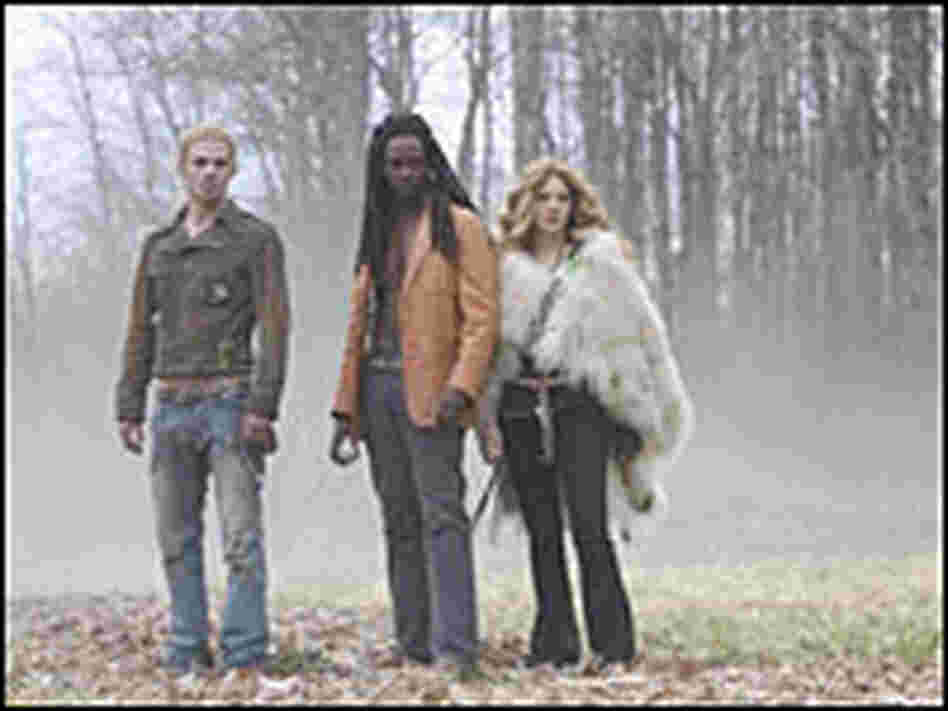 Cam Gigandet as James, Edi Gathegi as Laurent and Rachelle Lefevre as Victoria