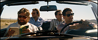Zach Galifianakis, Bradley Cooper, Ed Helms and Justin Bartha in 'The Hangover'