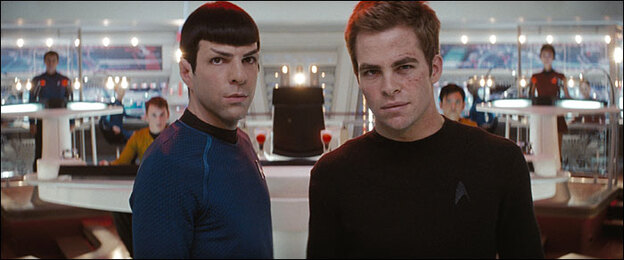 Kirk and Spock