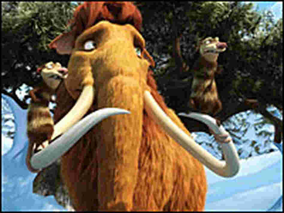 Ellie, Crash and Eddie in 'Ice Age'