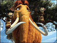 Ellie, Crash and Eddie in 'Ice Age'
