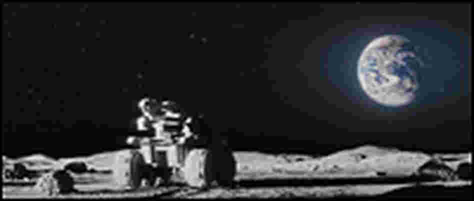A Lone Rover From the Film 'Moon'