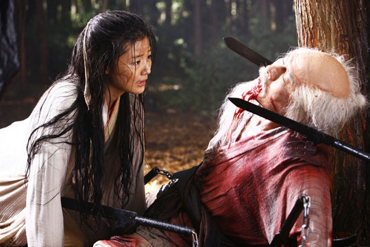 Gianna and Yasuaki Kurata in 'Blood: The Last Vampire'