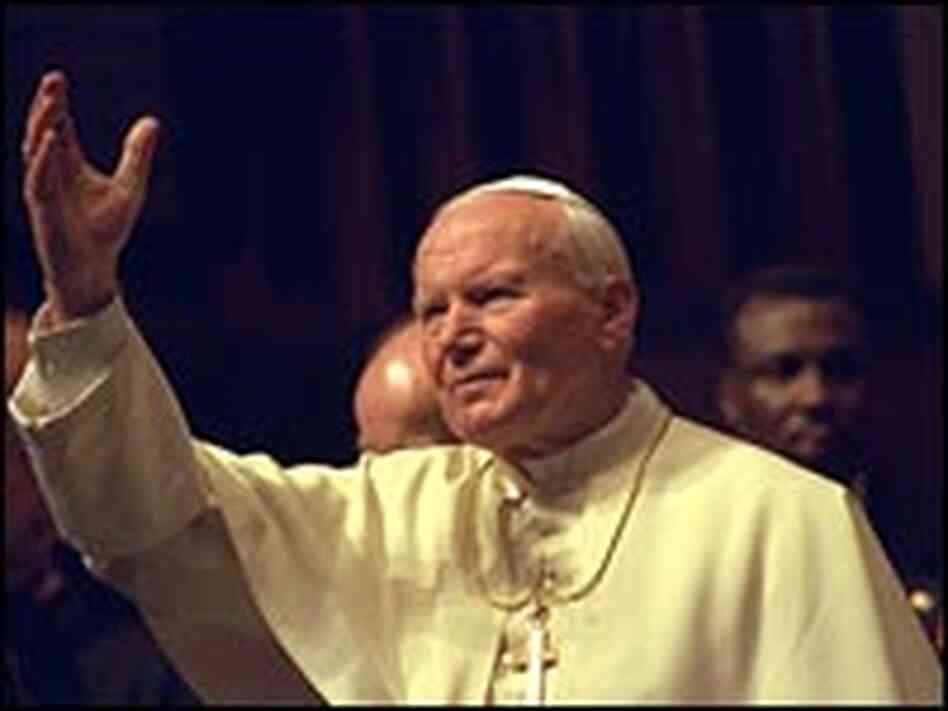 Pope John Paul II at the U.N. Pope John Paul II at the U.N.