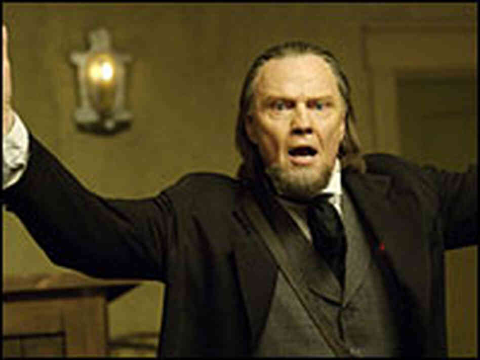 Jon Voight, preaching, in 'September Dawn' Jon Voight, preaching, in 'September Dawn'