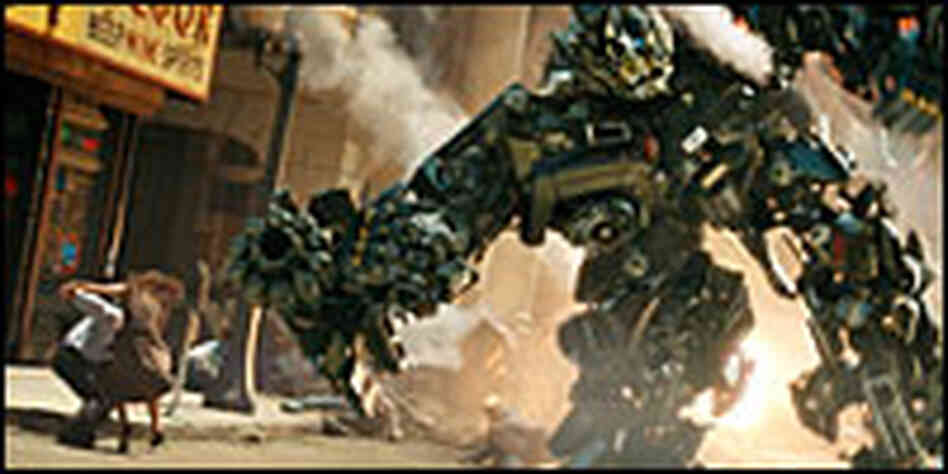 People fleeing from Transformer