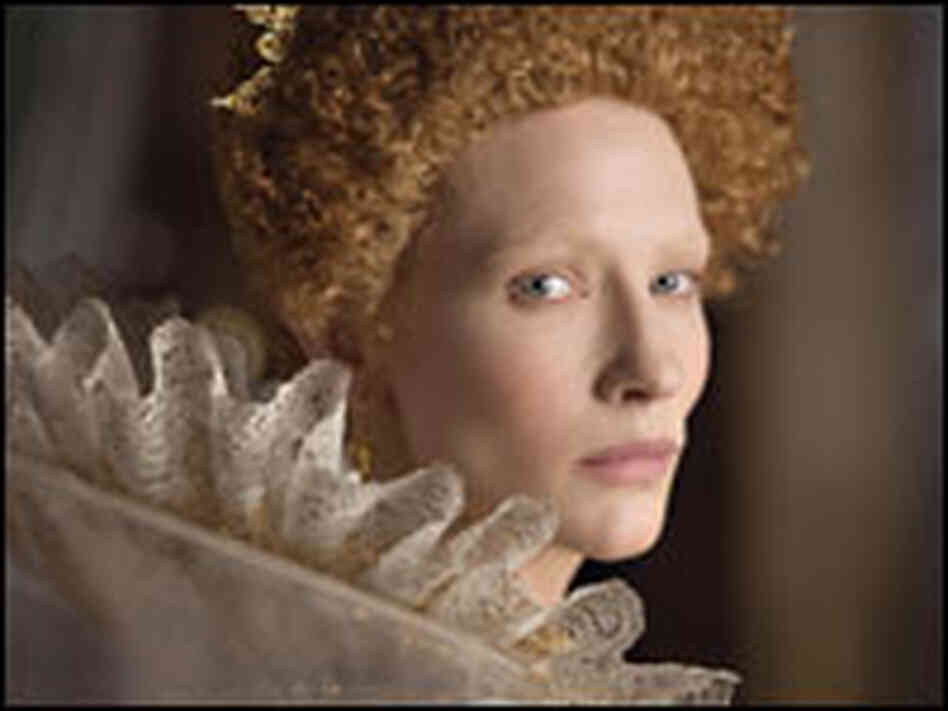 Elizabeth (Cate Blanchett). Elizabeth (Cate Blanchett).