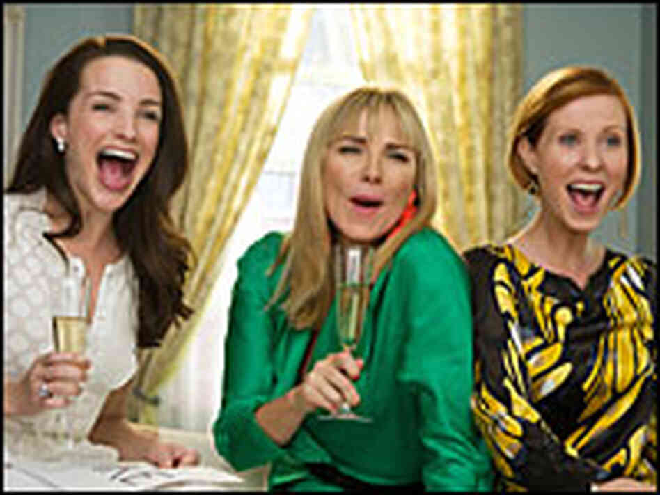 Kristin Davis, Kim Cattrall and Cynthia Nixon in 'Sex and the City'
