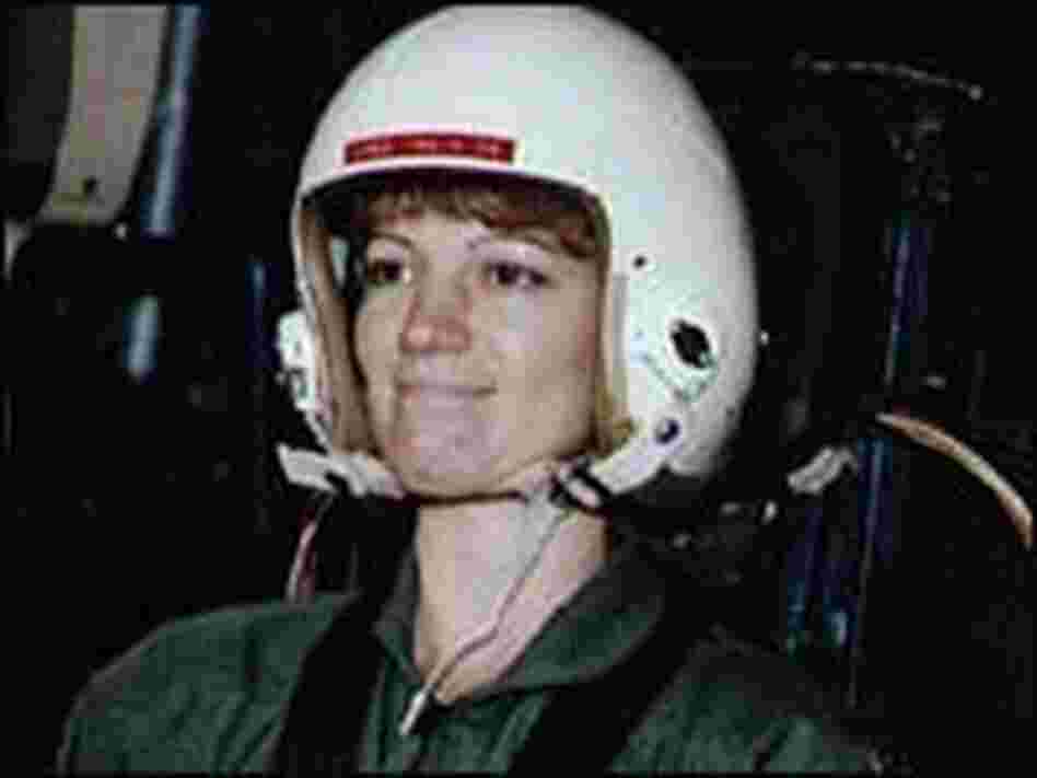 Eileen Collins, pictured during training in 1990 Eileen Collins, pictured during training in 1990