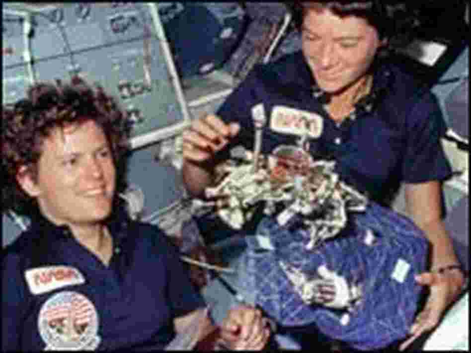 Astronauts Kathryn D. Sullivan and Sally Ride Astronauts Kathryn D. Sullivan and Sally Ride