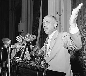 Strom Thurmond at the Caucus of Dixie in 1948