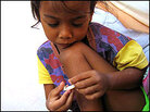 Rusama, December 2004 tsunami survivor. Rusama, December 2004 tsunami survivor.