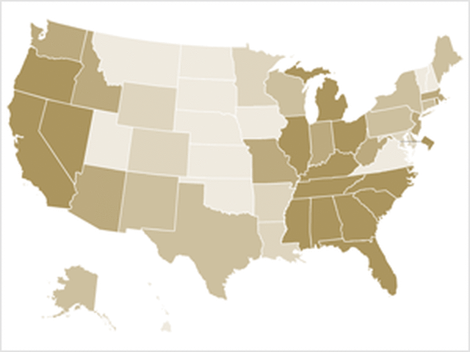 Map: Jobless in March (4:3)