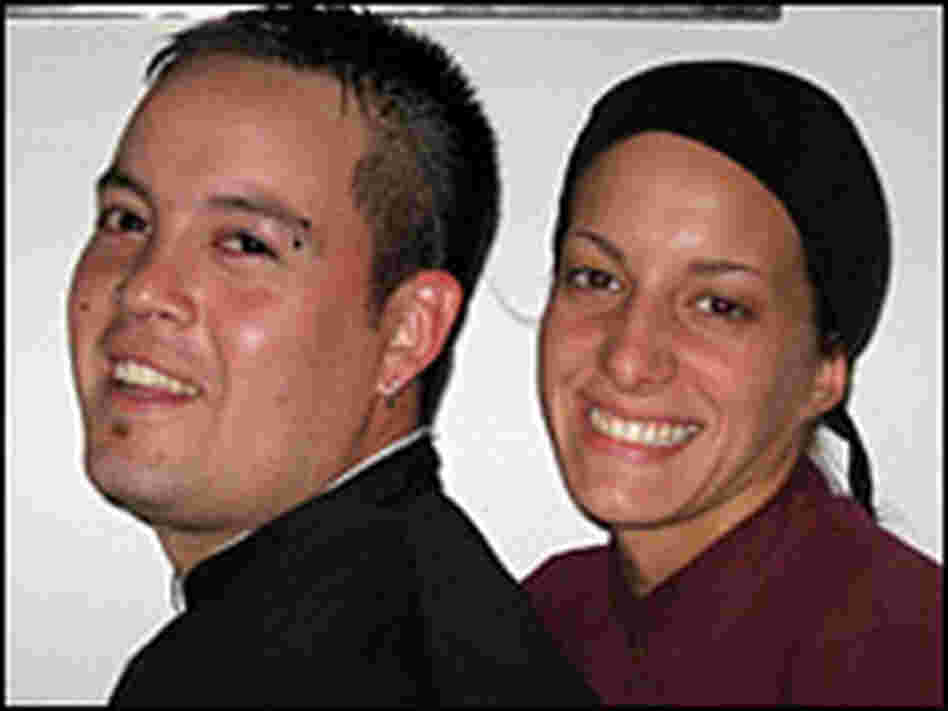Sushi-making duo Gabriel Ilepiane (left) and Cecilia Salinas are among the attentive staff at Doming