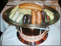 <em>Choucroute</em>, or sauerkraut, is a traditional Alsatian dish and is another of Bofinger's specialties.