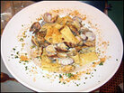 Anelli with clams and mullet roe is one of the standout pasta dishes. Anelli with clams and mullet roe is one of the standout pasta dishes.