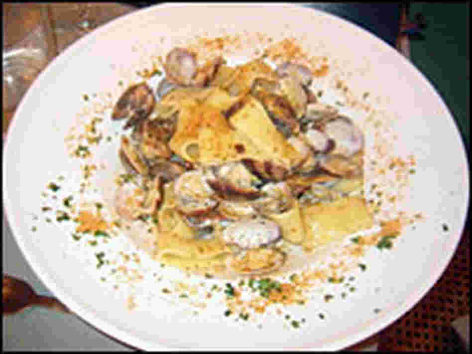 Anelli with clams and mullet roe is one of the standout pasta dishes.