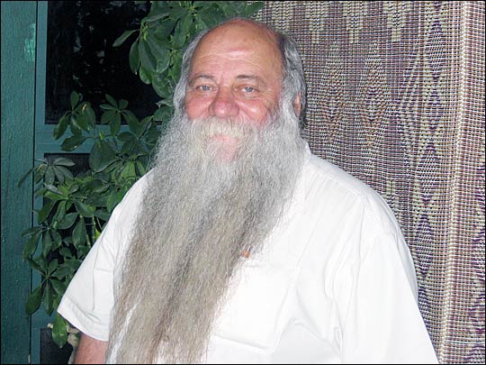 Uri Jeremias, owner and chef of the Uri Buri Fish Restaurant in Akko, Israel.