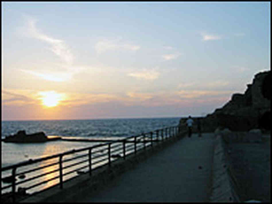 A sunset view from Uri Buri.